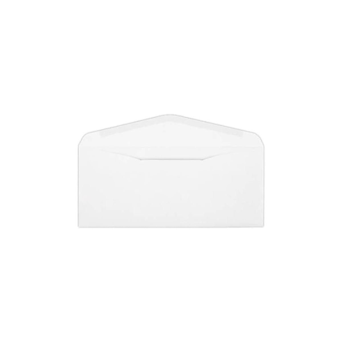 Reskid #9 Envelopes - 2500 Bulk Box - 3 7/8" x 8 7/8" Small Return Envelopes - Blank Windowless White Envelopes